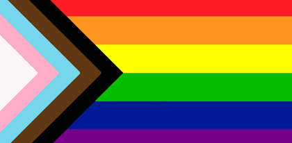 Progressive pride flag