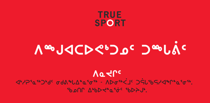 True Sport principles in Inuinnaqtun