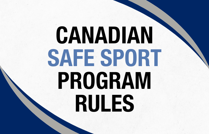 Canadian Safe Sport Program Rules