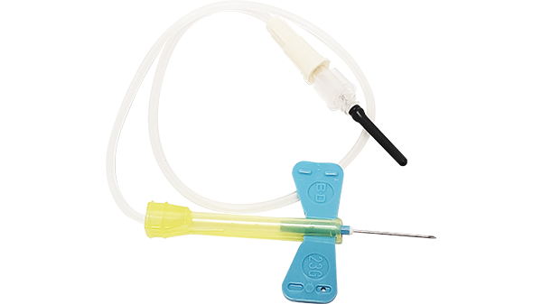 Butterfly needle – a different type of needle that can be used at the BCO’s discretion or the athlete’s request